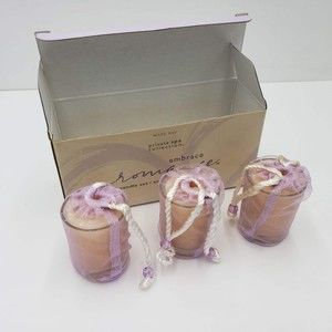 Mary Kay Embrace Romance Candle Set Private Spa Collection 3 Candles NIB